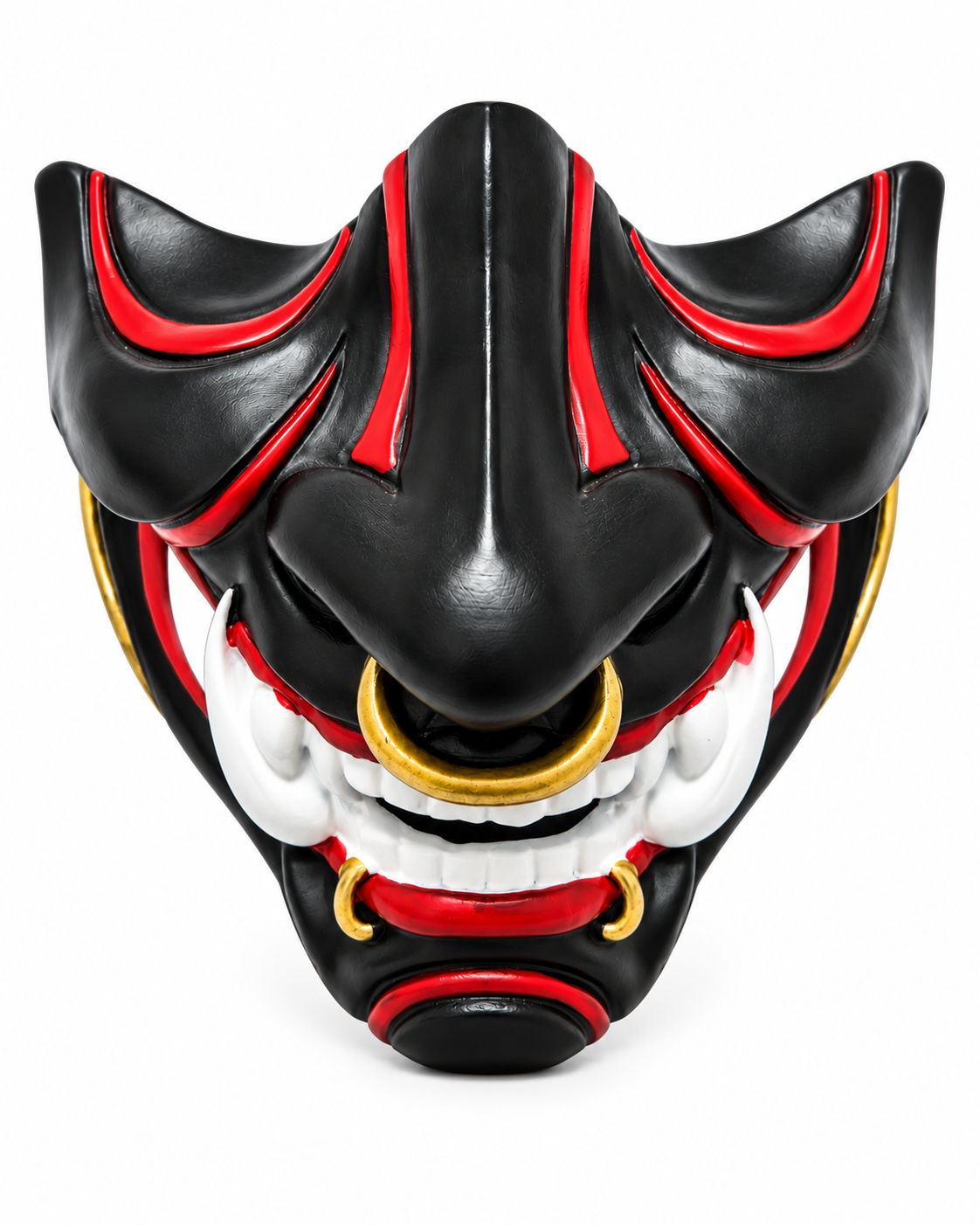 Adult Unisex Traditional Japanese Halloween Cosplay Costume Masks (4 Styles)