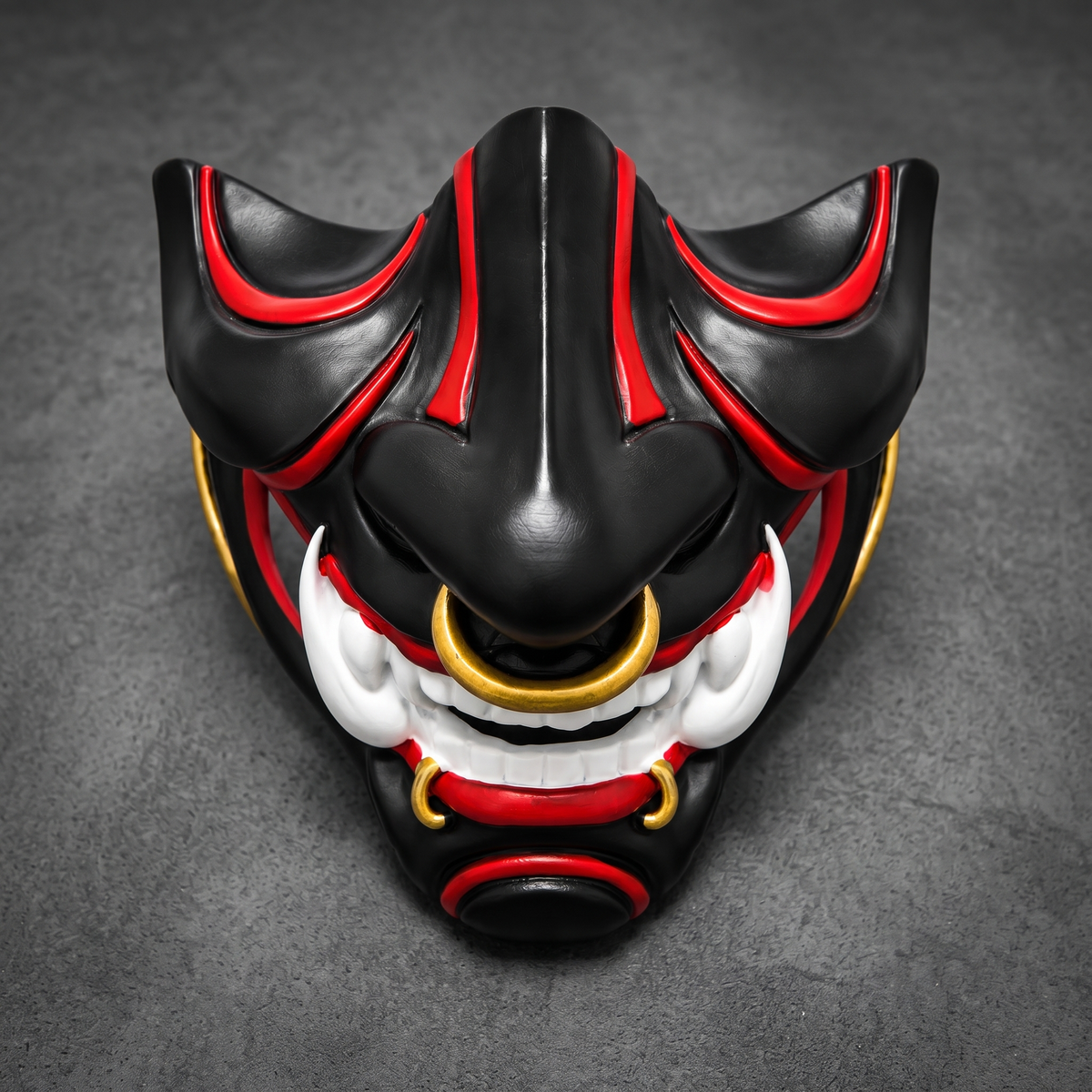 Adult Unisex Traditional Japanese Halloween Cosplay Costume Masks (4 Styles)