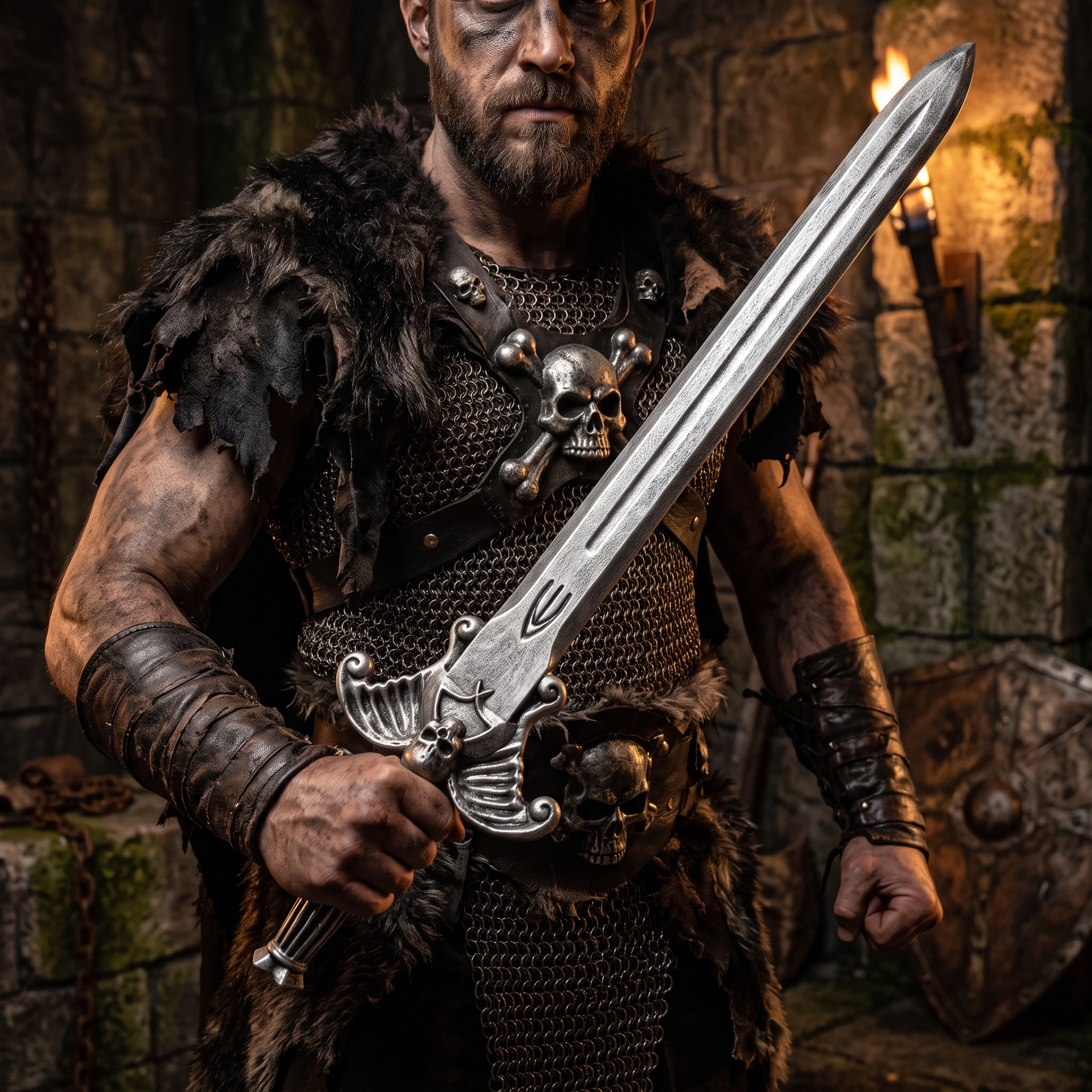 Replica Skeletor He-Man Masters of the Universe Halloween Cosplay Costume Sword