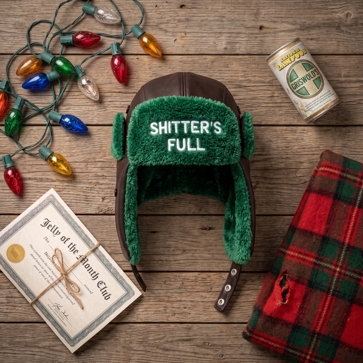 Christmas Vacation Shitters Full Adult Unisex Halloween Cosplay Costume Embroidered Hat