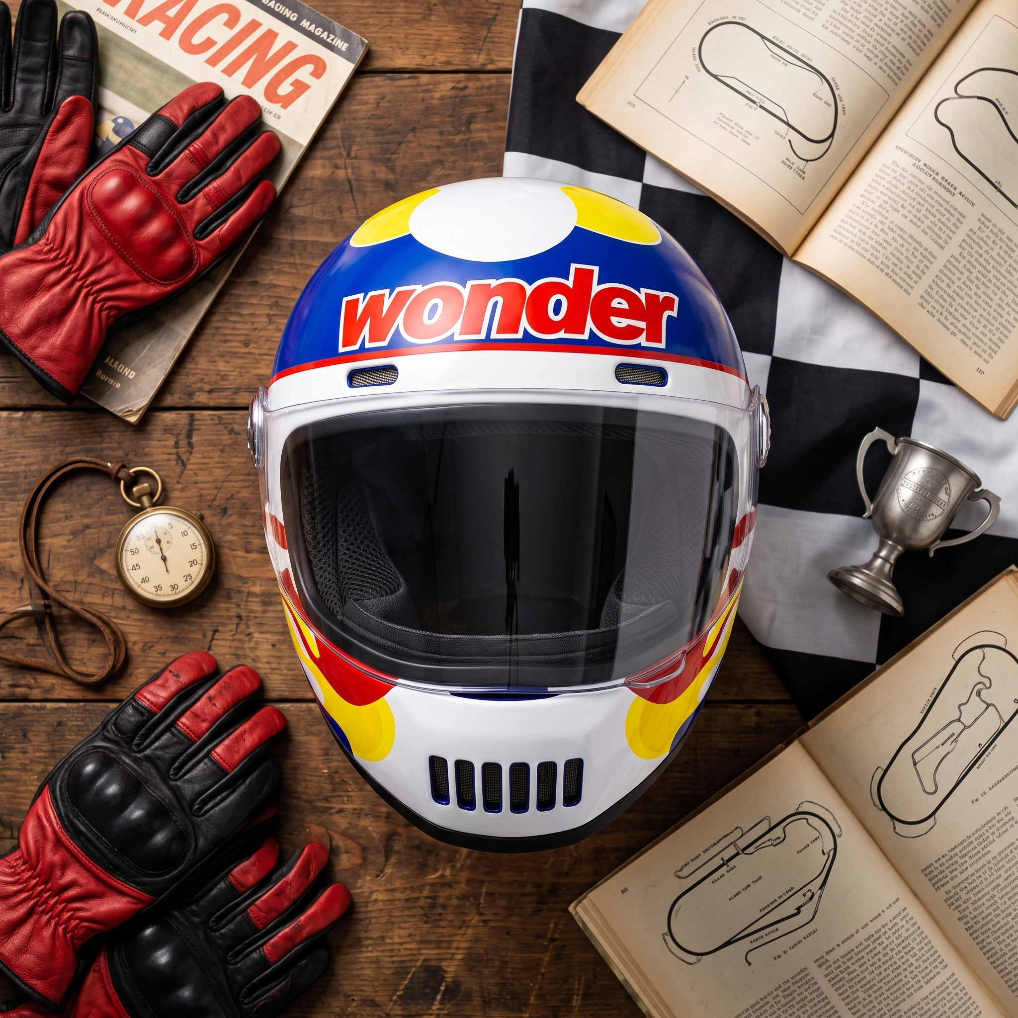 Talladega Racing Movie Replica Unisex Halloween Cosplay Costume Helmet