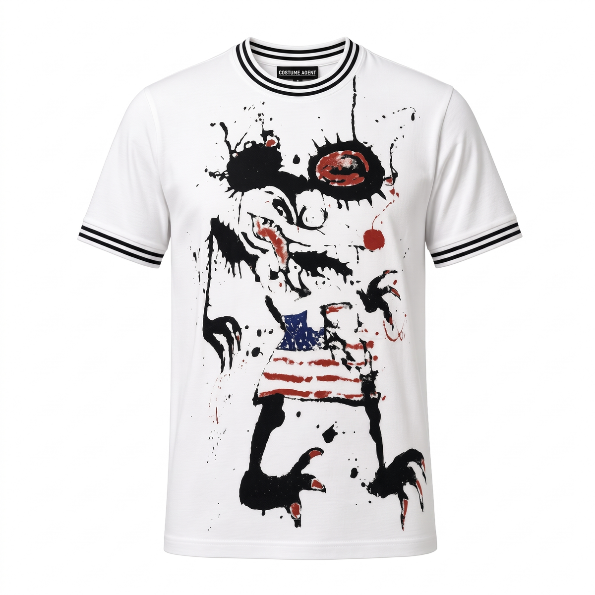 Fear and Loathing Ralph Artist-Inspired Adult Unisex Mouse Flag T-Shirt