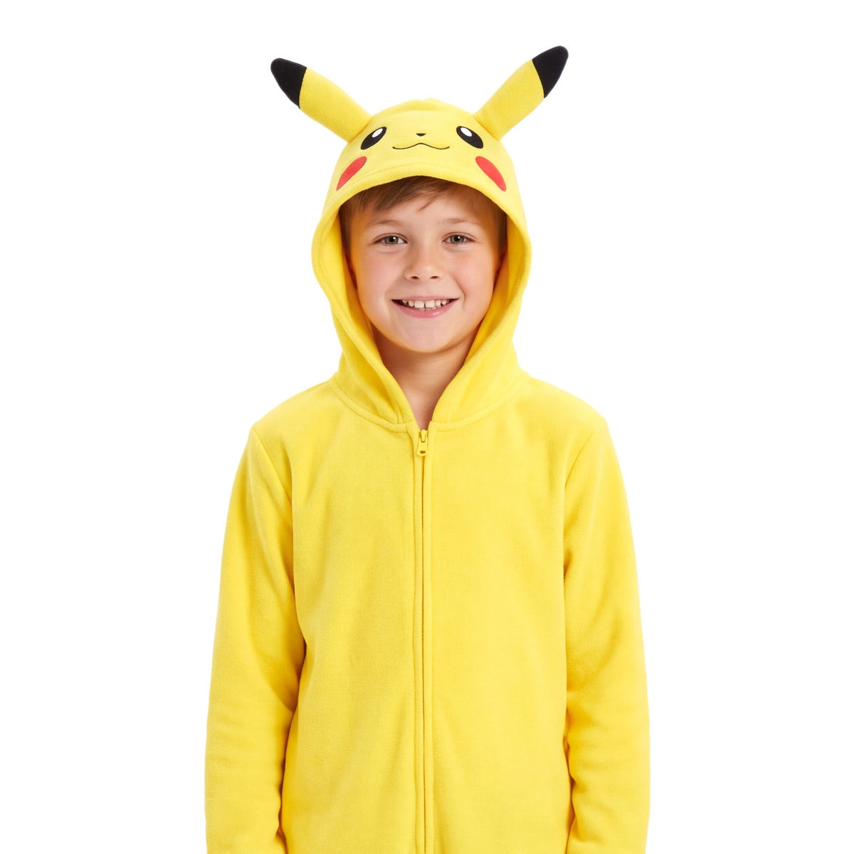Pikachu Yellow Youth Kids Halloween Cosplay Costume Jumpsuit