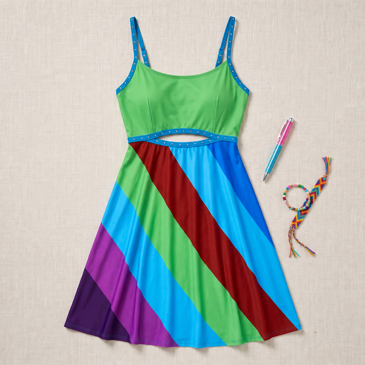 13 Going 30 Jenna Rink Women's Halloween Cosplay Costume Dress