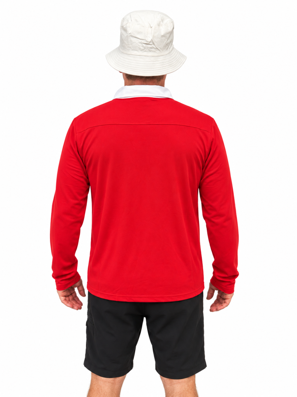 Replica Gilligan Character Adult Unisex Halloween Cosplay Costume Shirt/Hat Set