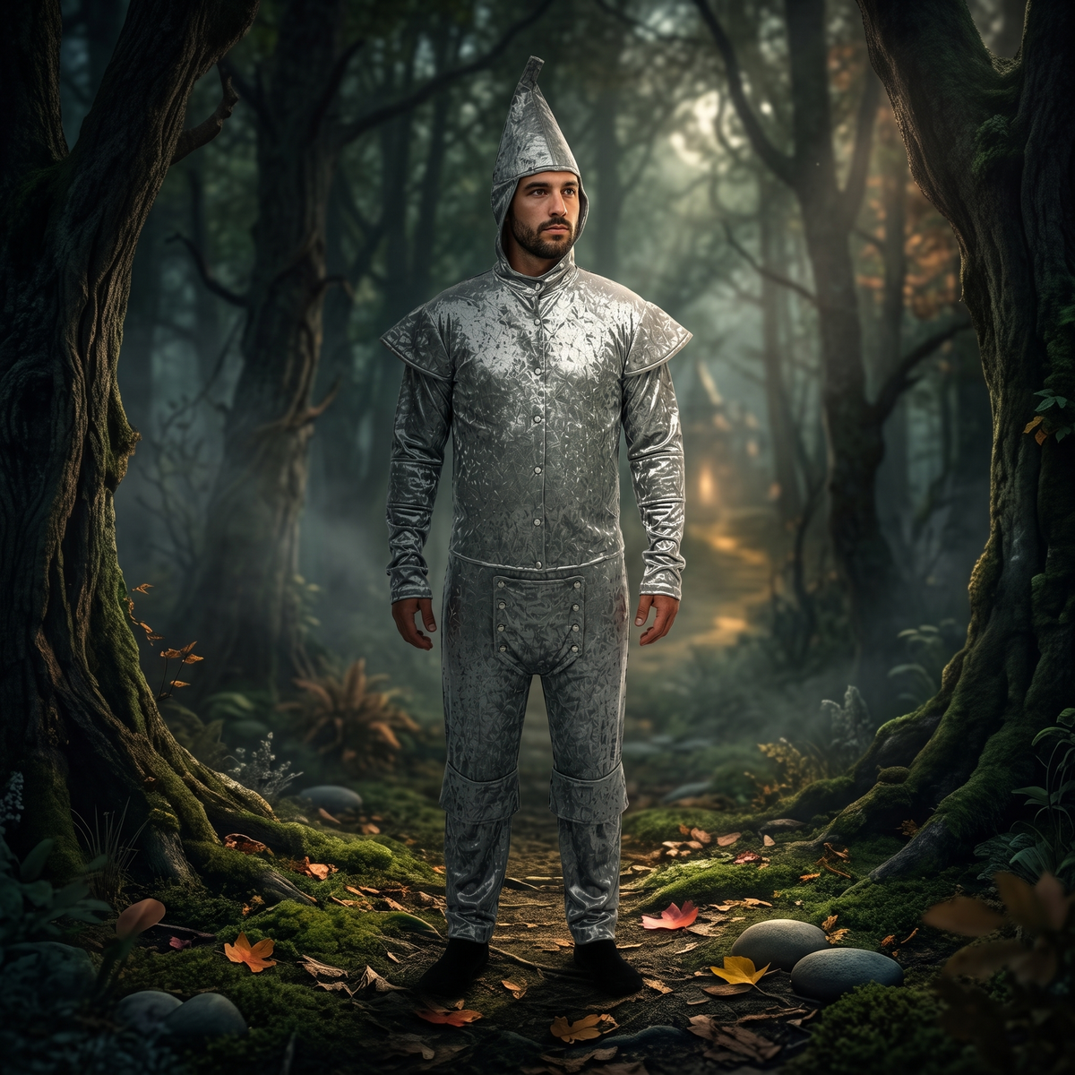 Tin Man Oz Replica Adult Unisex Halloween Cosplay Costume Suit