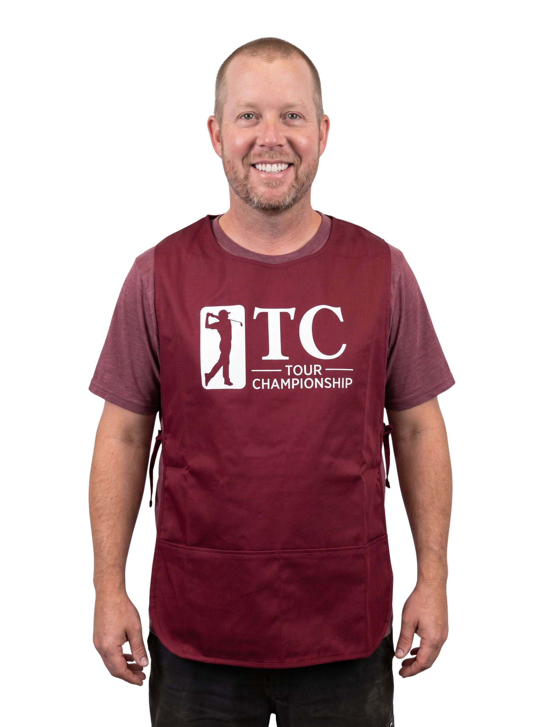 Customizable Red Caddy Golf Adult Unisex Halloween Cosplay Costume Accessory