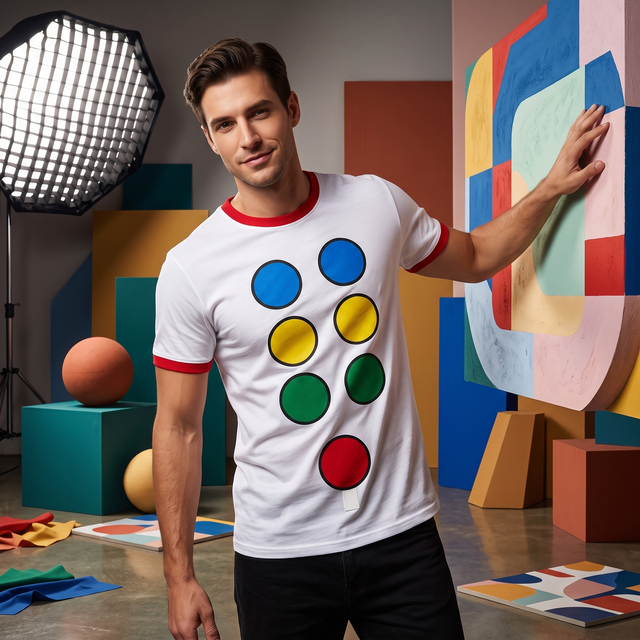 Spin Me Game Adult Unisex Fun Party Halloween Cosplay Costume T-Shirt