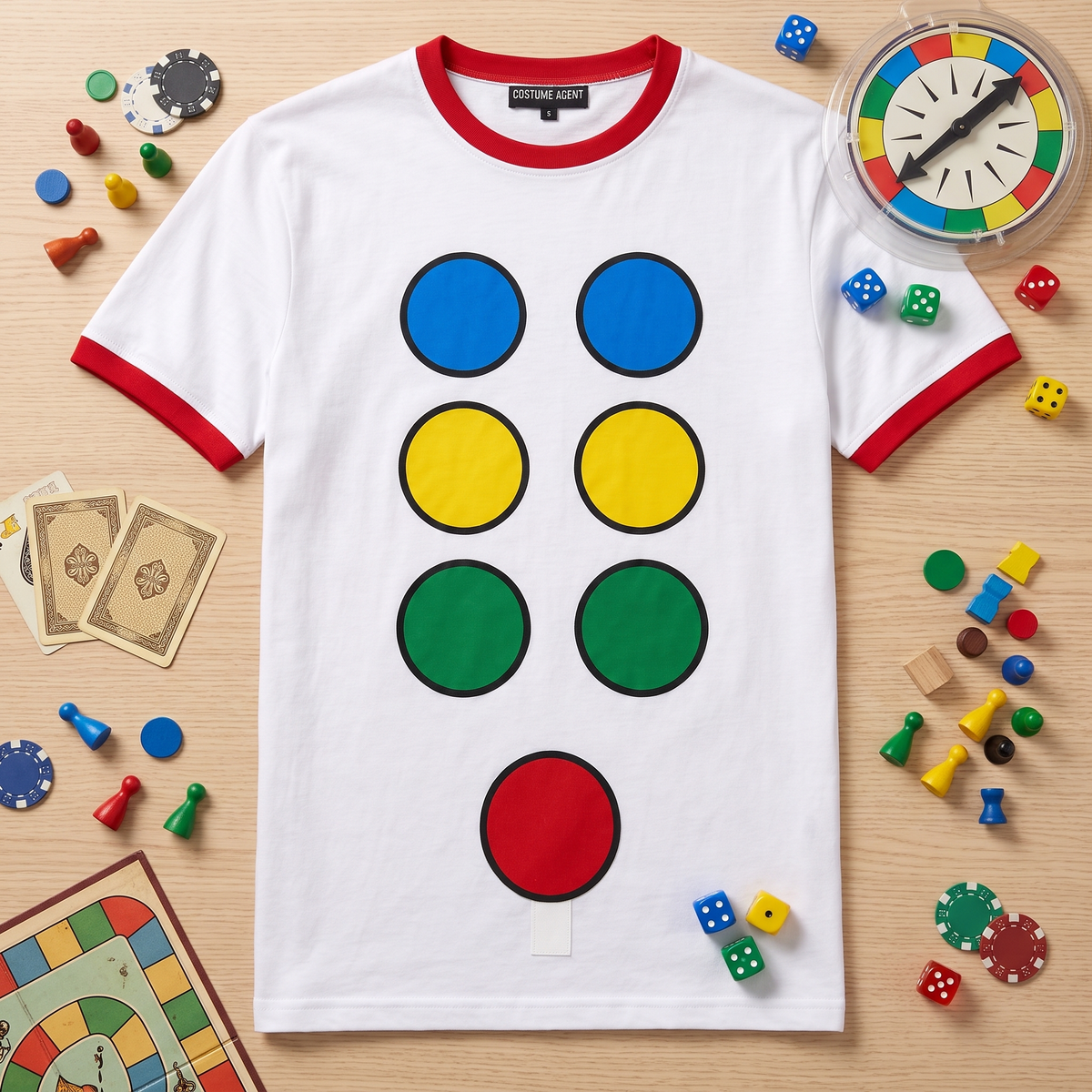 Spin Me Game Adult Unisex Fun Party Halloween Cosplay Costume T-Shirt