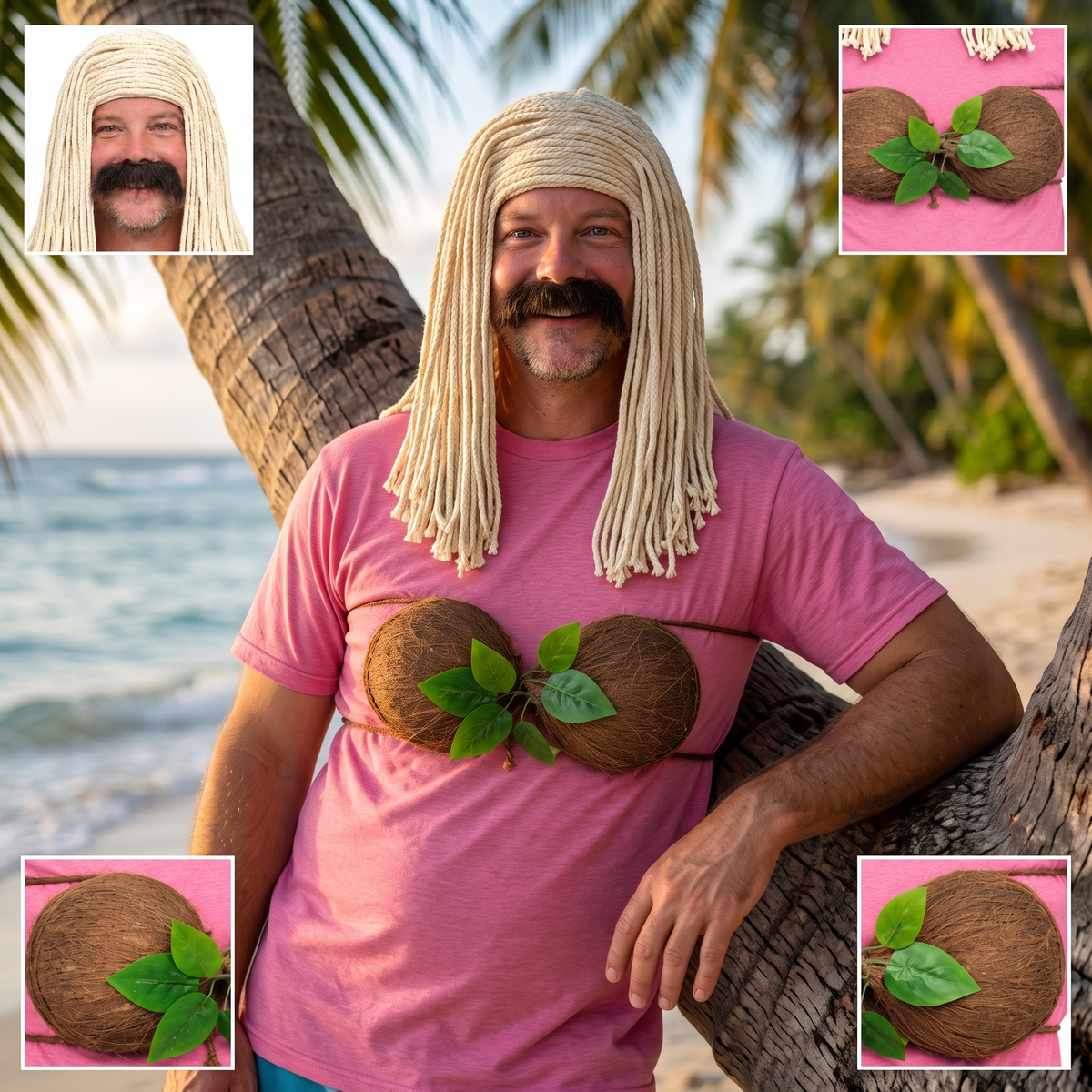 Ula Character (50 First Dates) Adult Unisex Halloween Cosplay Costume Accessory Set