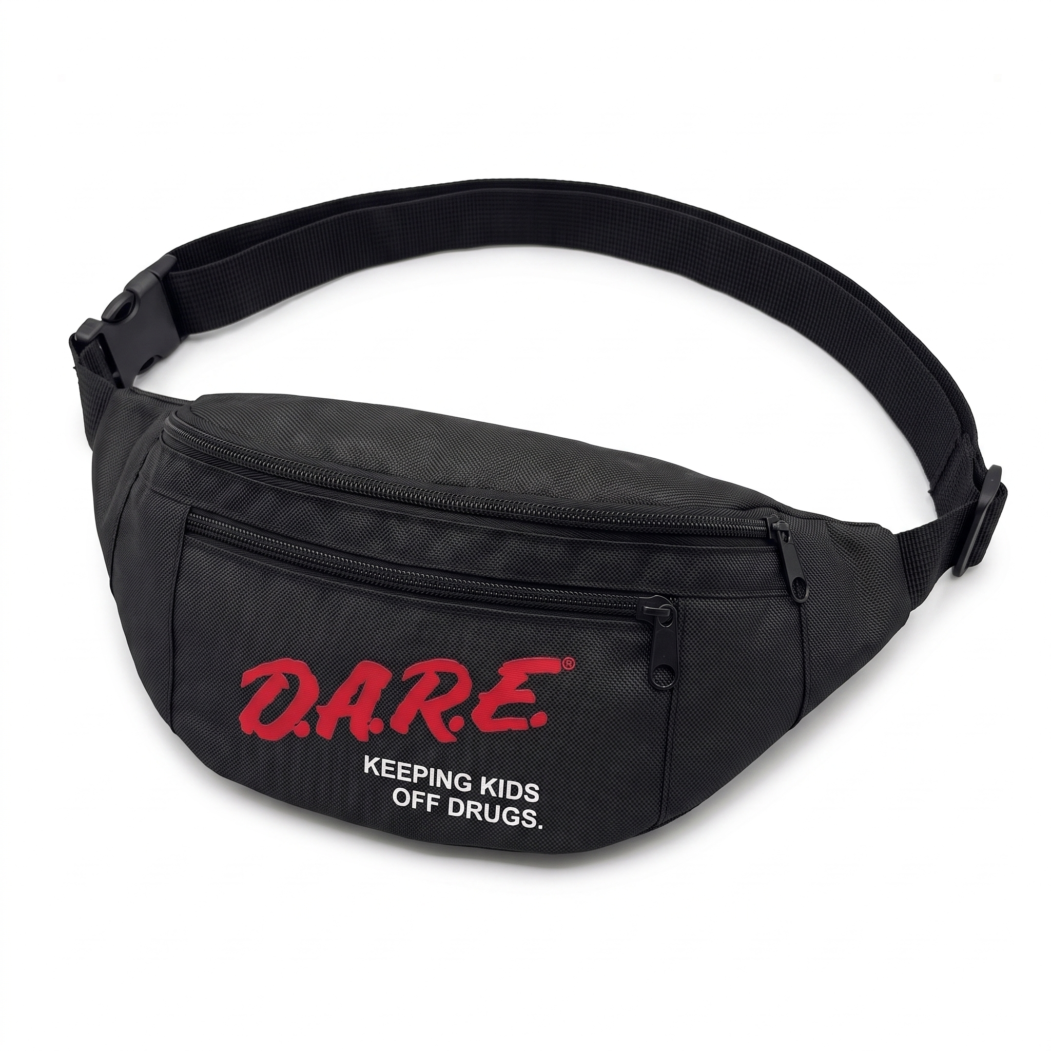 Retro 1980s-1990s D.A.R.E. Logo Fanny Pack (3 Color Options)