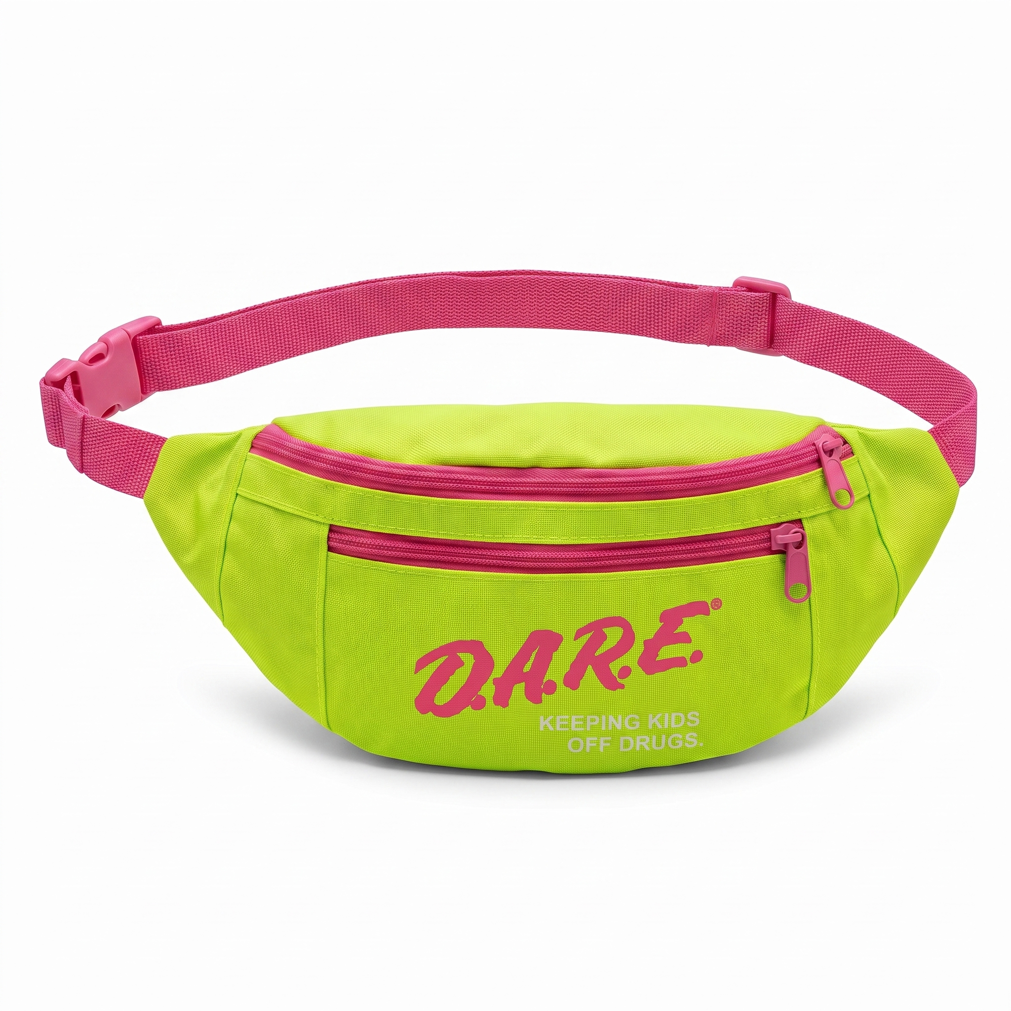 Retro 1980s-1990s D.A.R.E. Logo Fanny Pack (3 Color Options)