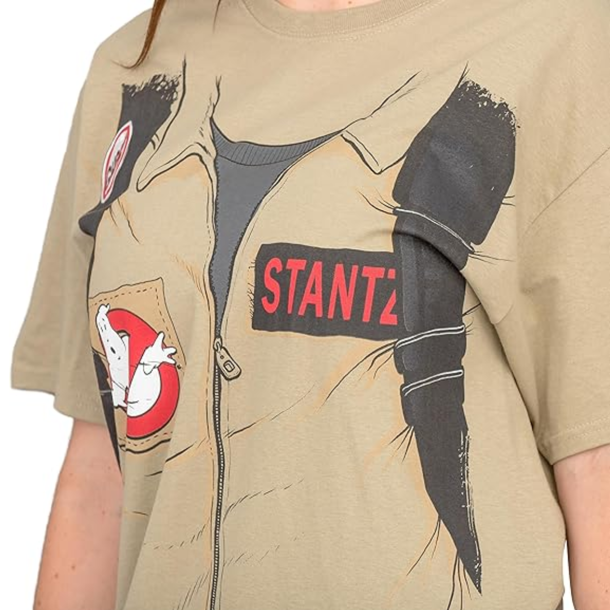 Ghostbuster Short Sleeve Costume T-Shirt with Back Print
