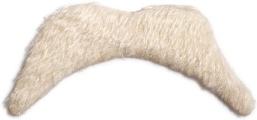 Red Mania Wrestler Bandana with Attached Wig and Mustache