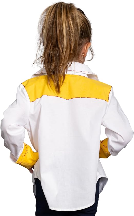 Jessie Cowgirl Kids Children Halloween Costume Cosplay Long Sleeve Button Up Shirt