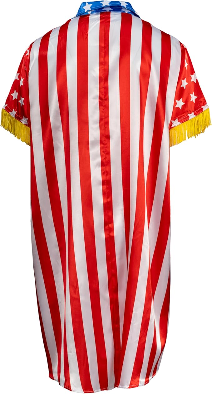 80s Sly Boxing Movie Part 3 Apollo Boxer Halloween Costume Cosplay 2-Piece Set