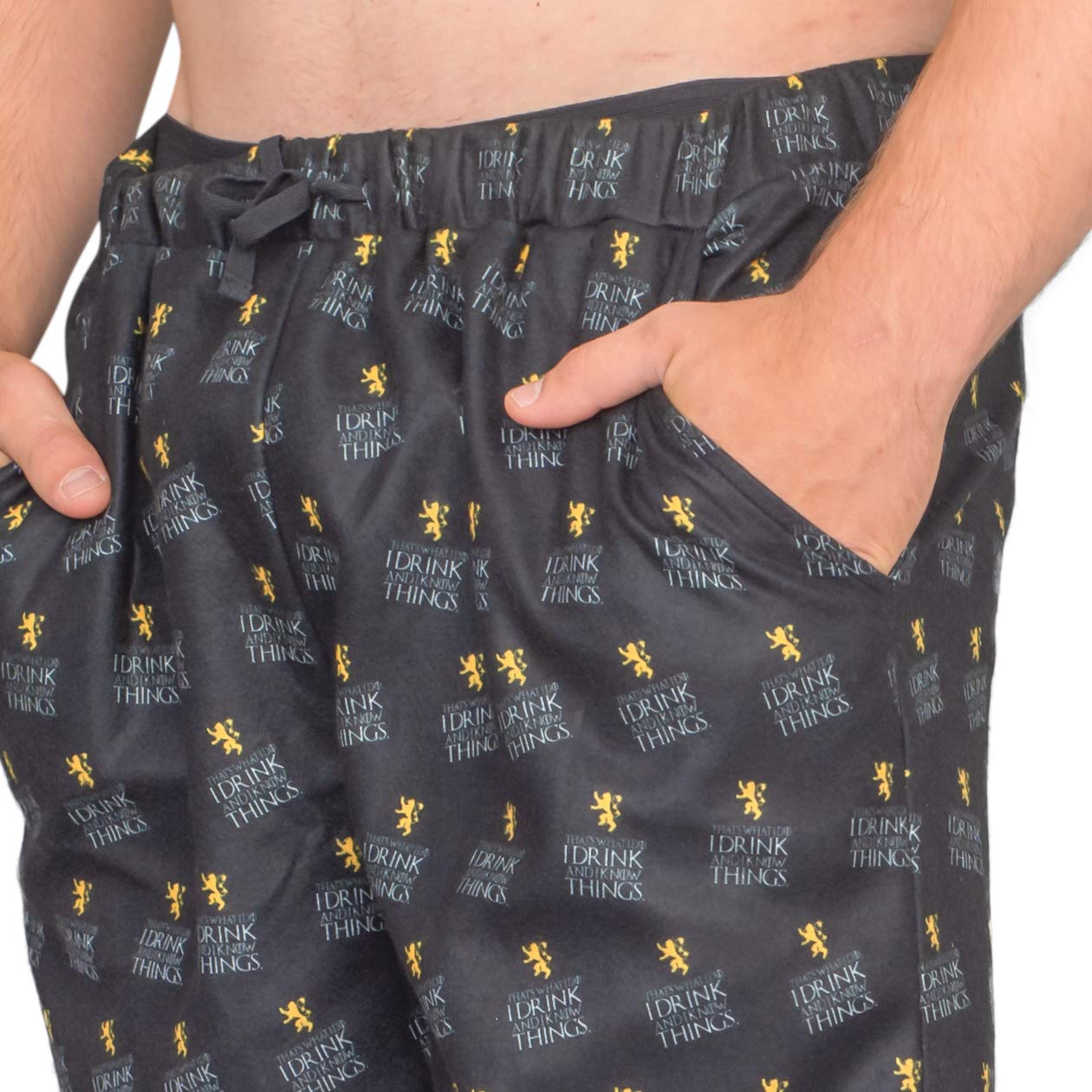 GOT I Drink and I Know Things Adult Unisex Funny Lounge Pants Pajamas