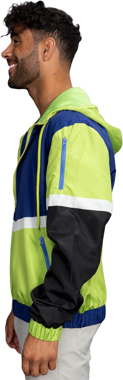 Retro Windbreaker Jacket Lightweight Design 5