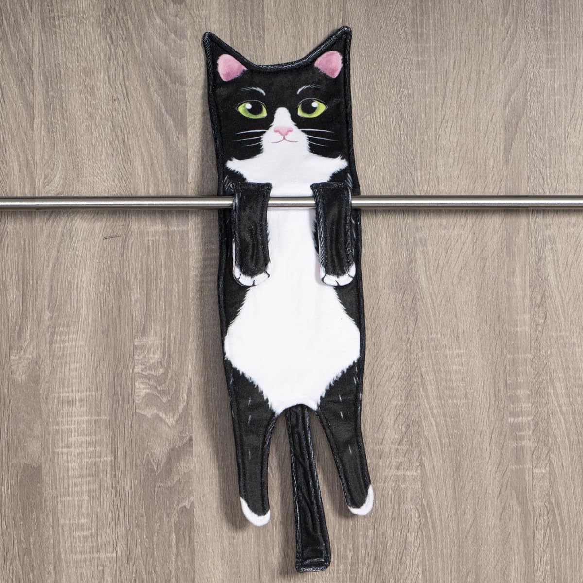 Animal Funny Themed Hanging Hand Towels for Bathroom & Kitchen – Soft Decorative Face Washcloths with 10 Cute Designs