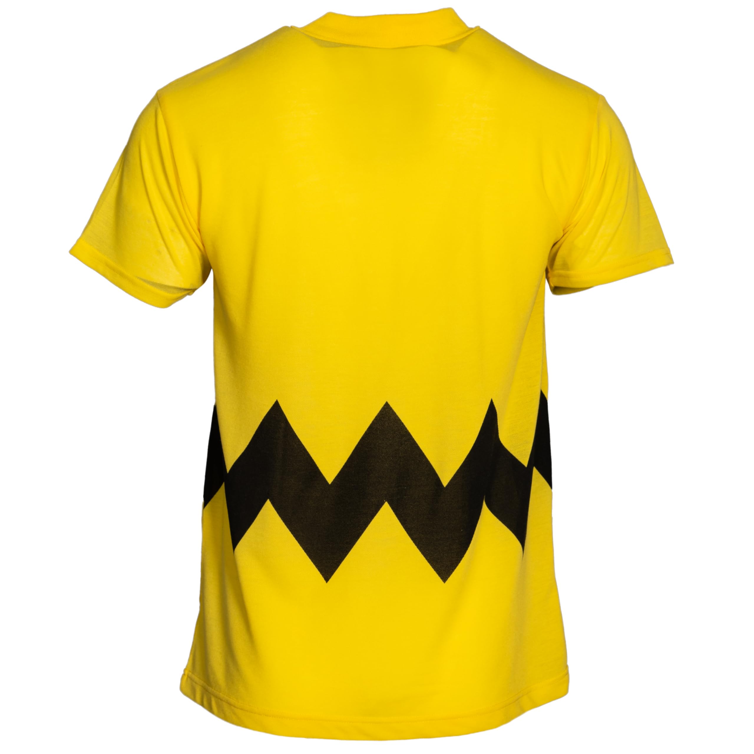 Charlie Yellow Polo Button Up Adult Unisex Halloween Cosplay Costume T-Shirt