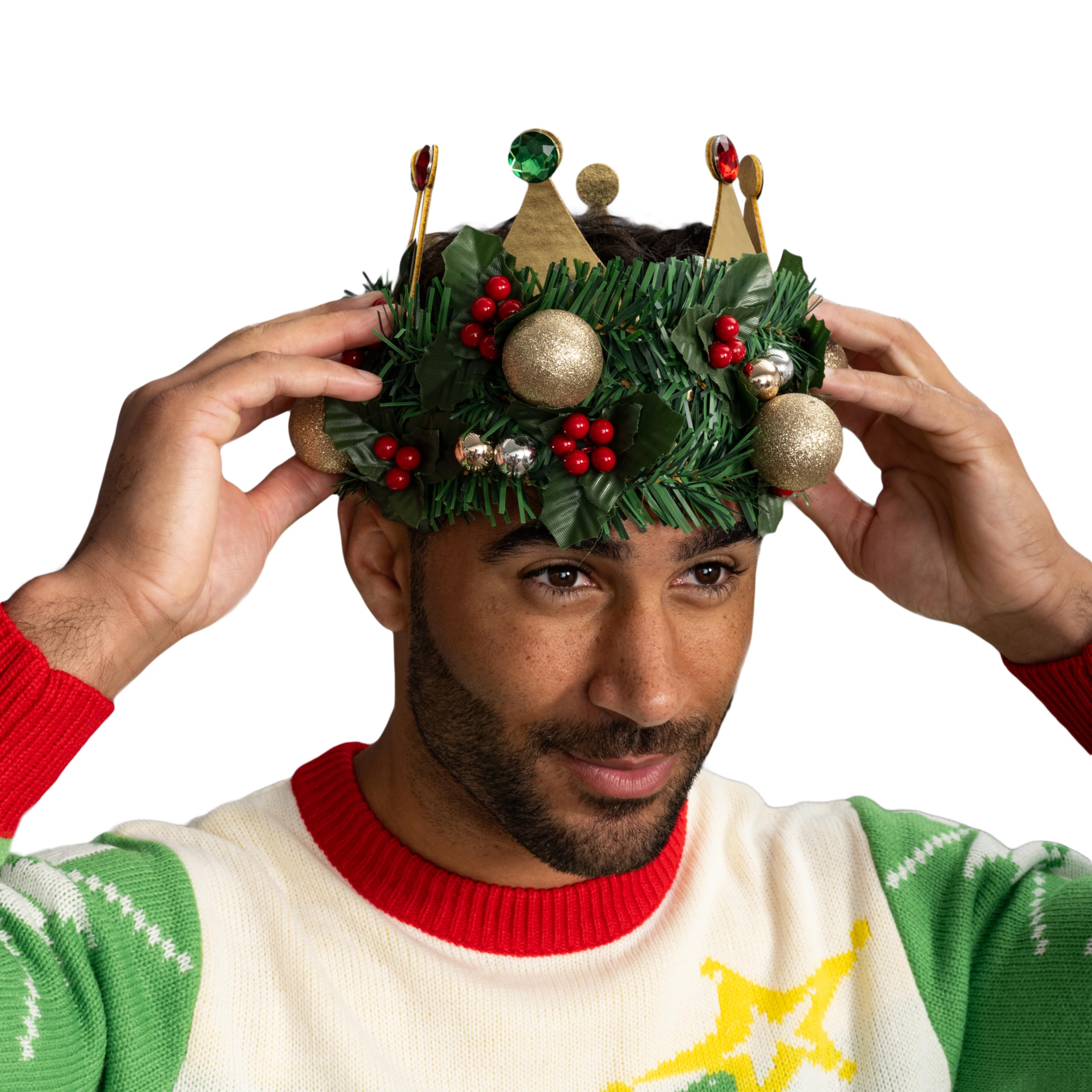 Mean One Green Animated Monster Halloween Cosplay Costume Christmas Crown