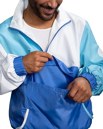 Retro Windbreaker Jacket Lightweight Design 2