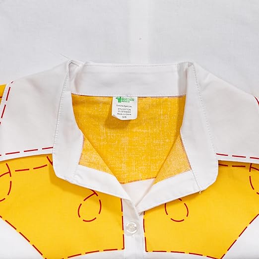 Jessie Cowgirl Kids Children Halloween Costume Cosplay Long Sleeve Button Up Shirt