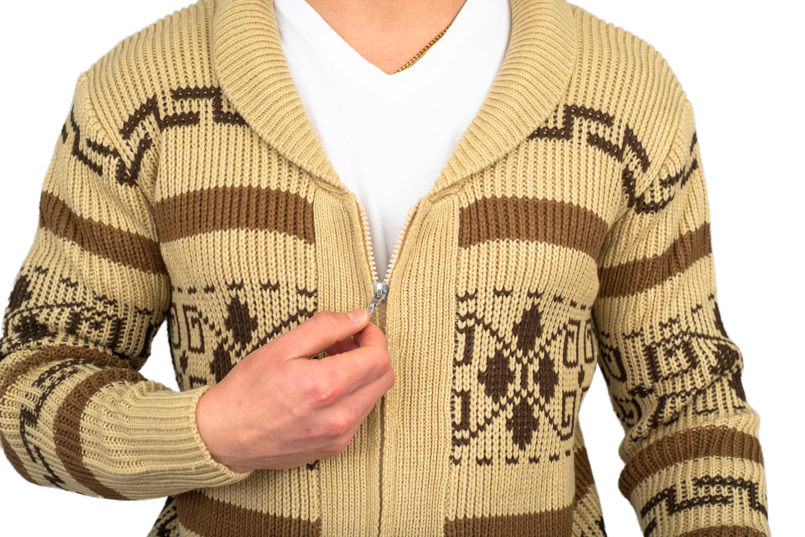 Jeffrey The Dude Zip Up Halloween Cosplay Costume Cardigan Sweater