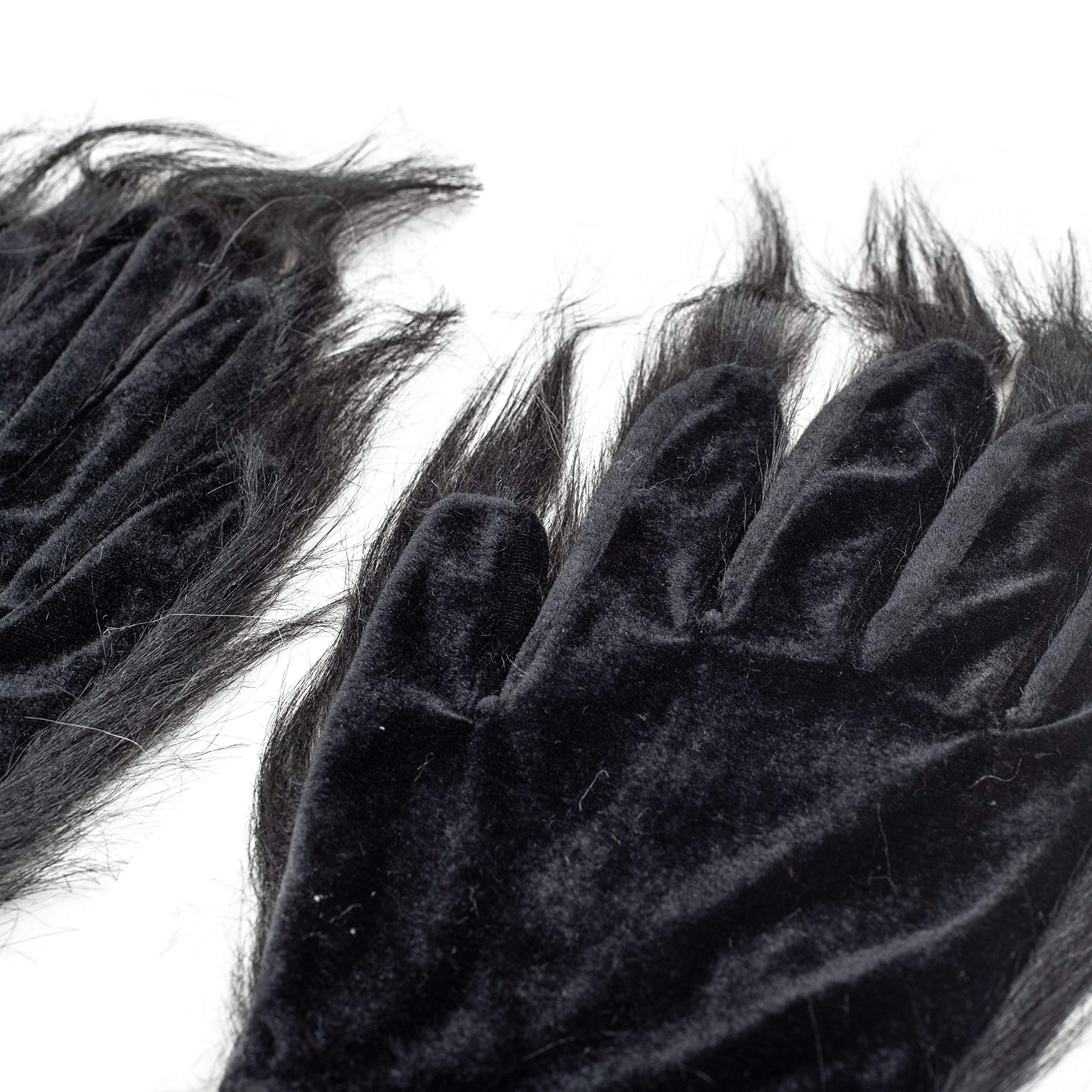 Halloween Costume Accessory Furry Gloves