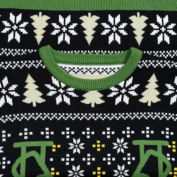 T-Rex DJ Holiday Dinosaur Sweater