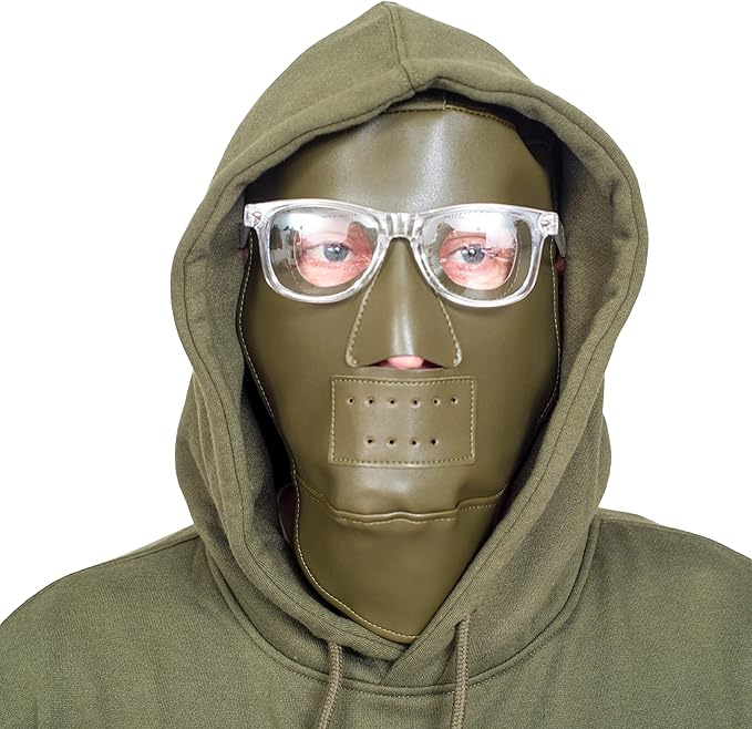 Mystery Comic Book Villain Costume Set