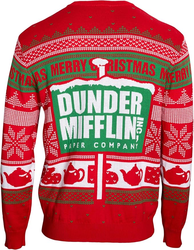 The Office Dunder Mifflin Paper Company Merry Snow Ugly Christmas Sweater