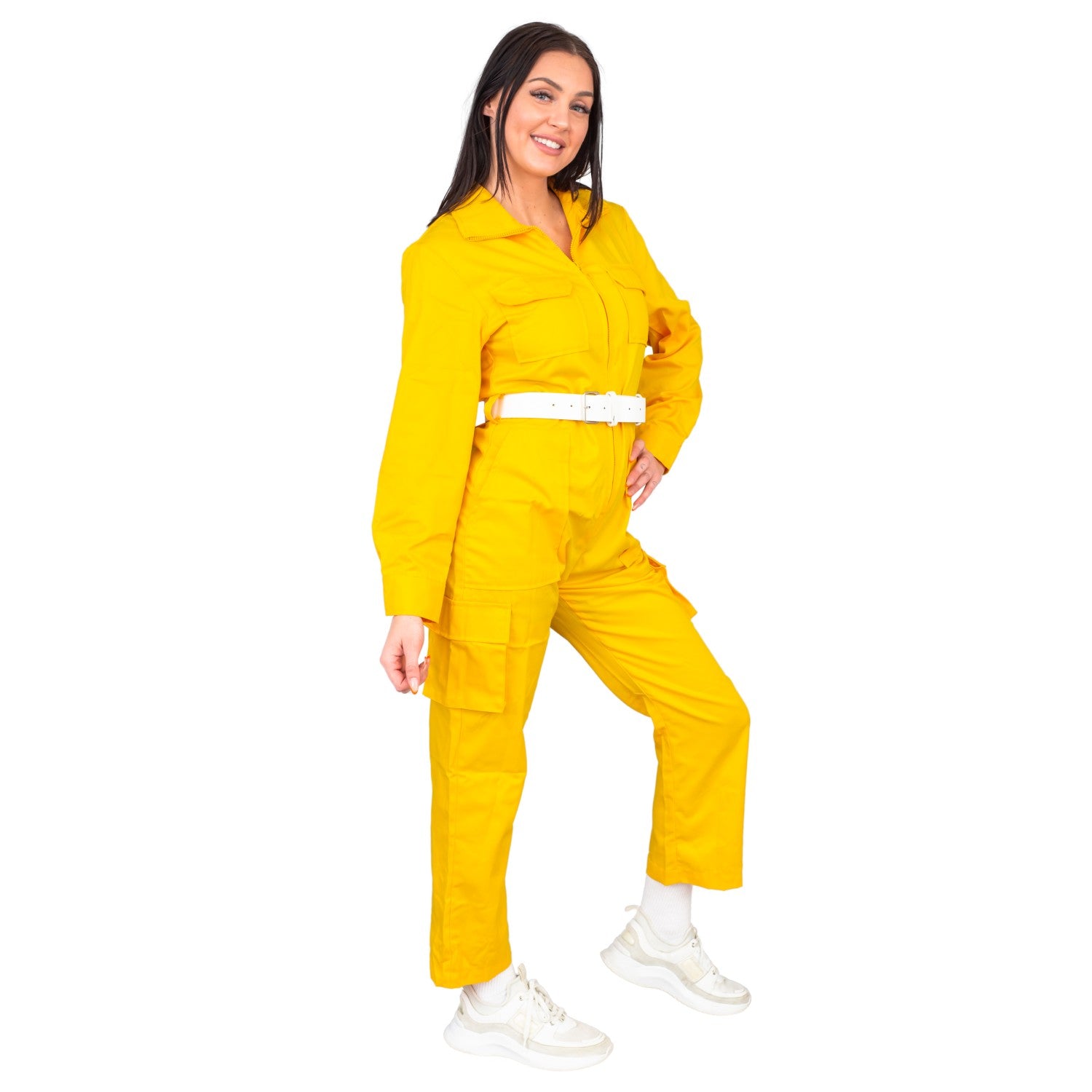 April O' Neil Yellow Ladies Costume Jumpsuit