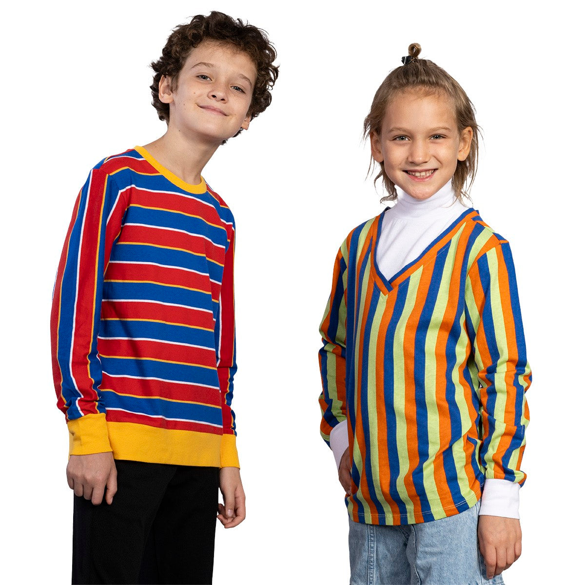 Bert and Ernie Kids Long Sleeve T-Shirts Perfect for Halloween Costume Cosplay