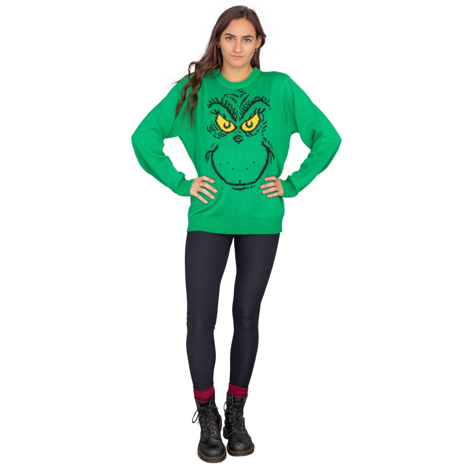 Big Face Grinch Sweater