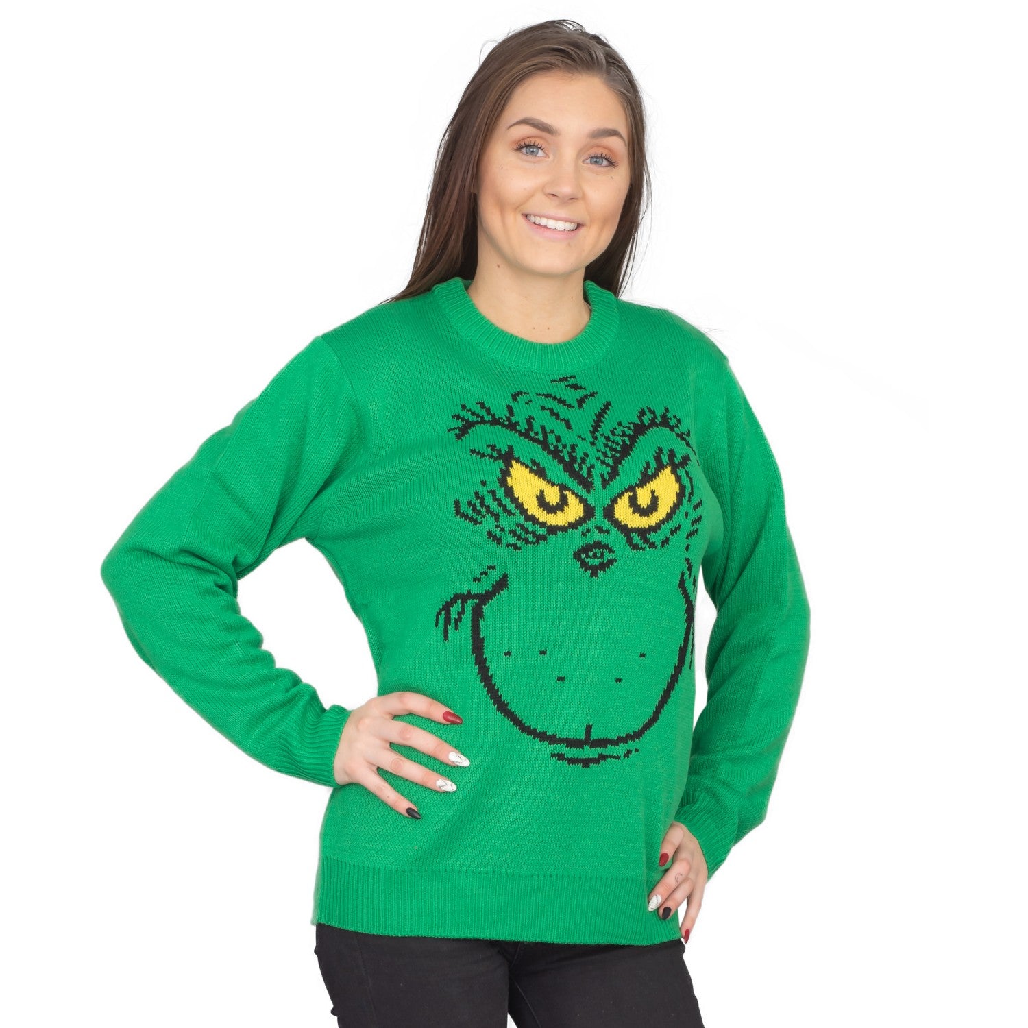 Big Face Grinch Sweater