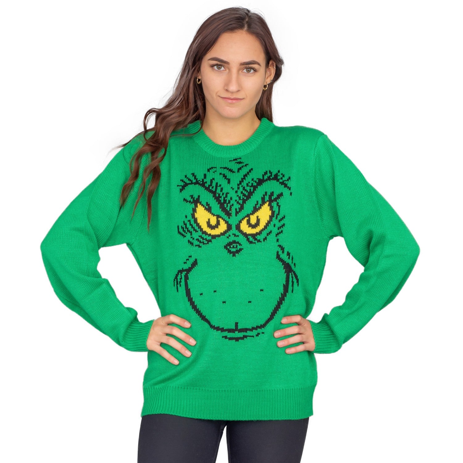 Big Face Grinch Sweater