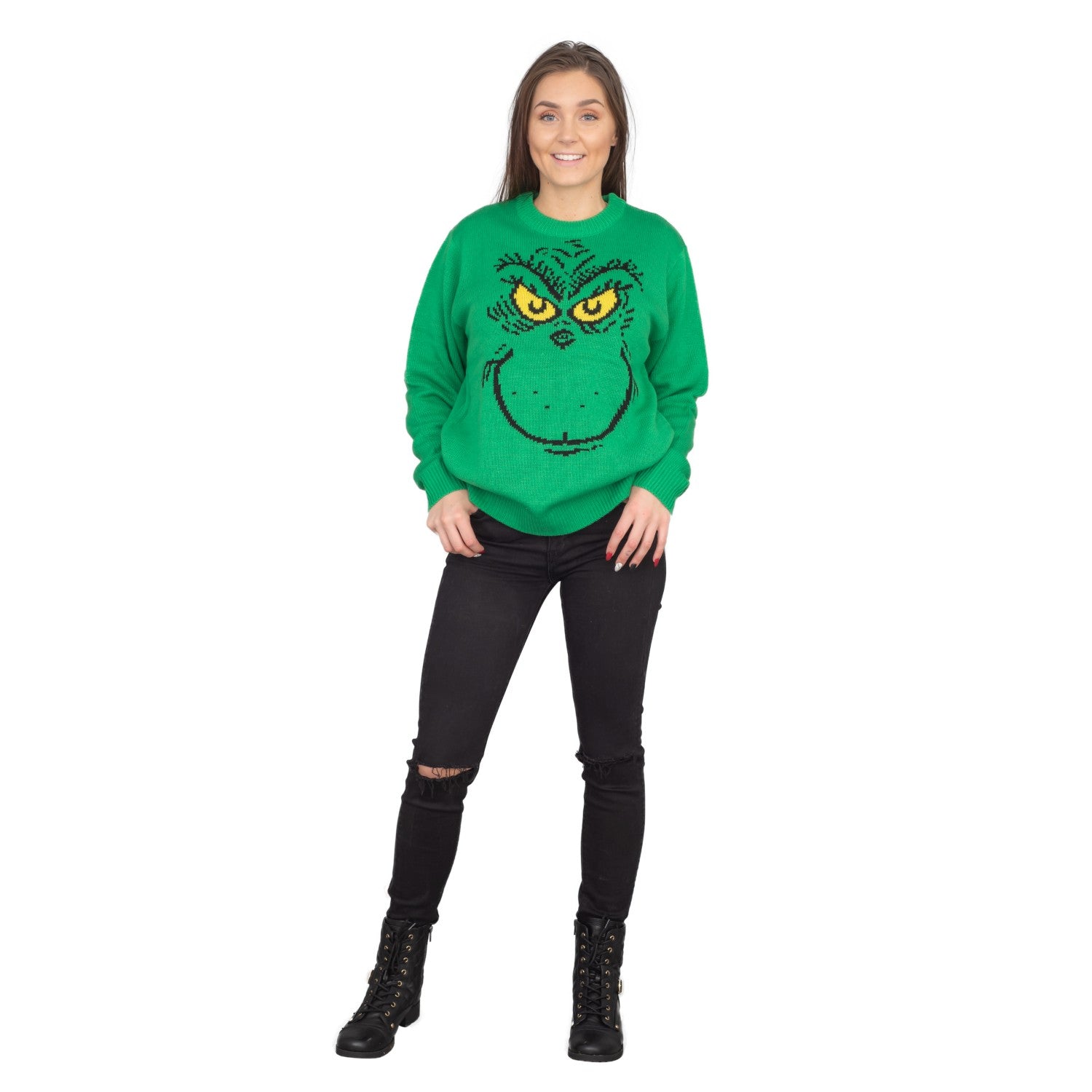 Big Face Grinch Sweater