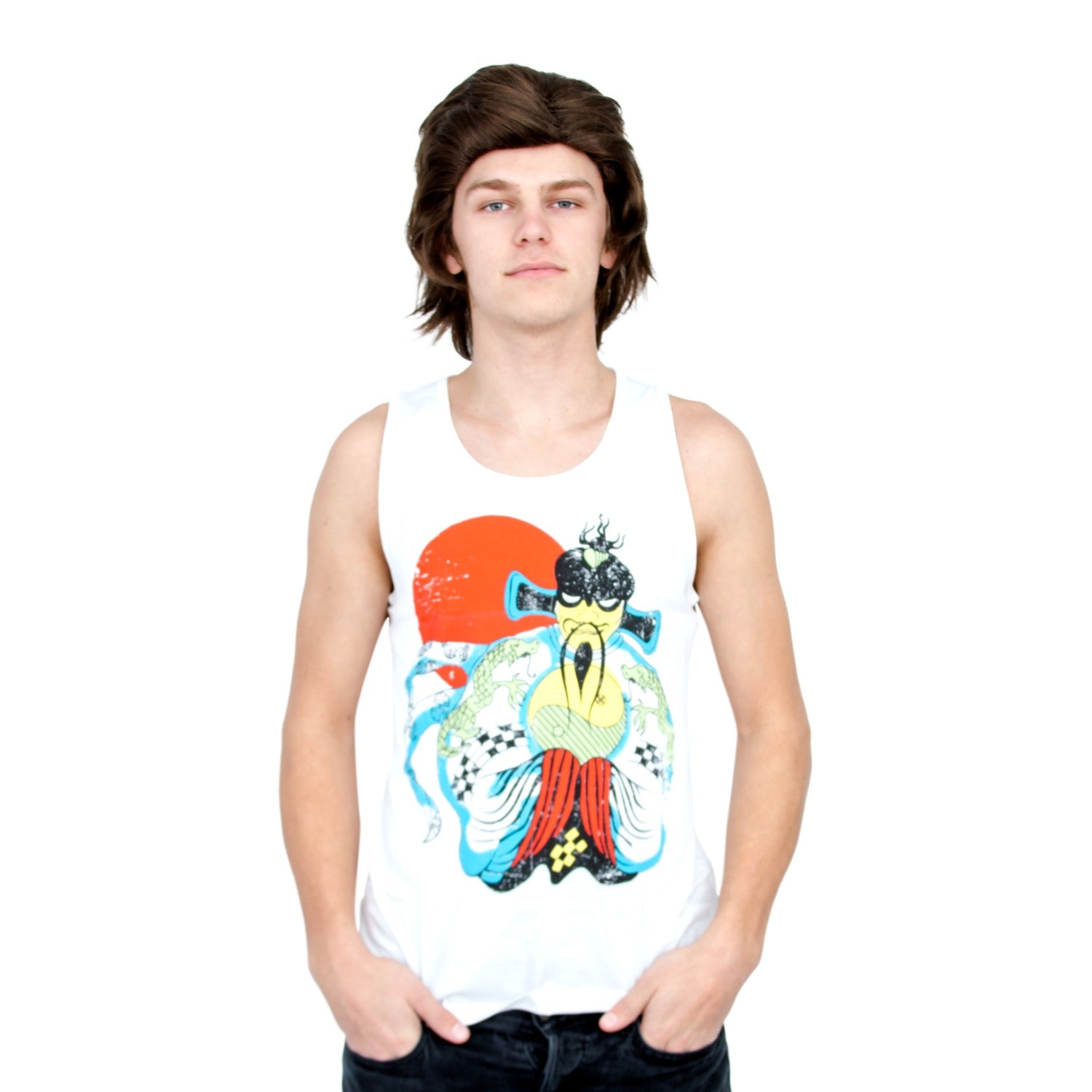Big Trouble Little China Fu Manchu Tank Top