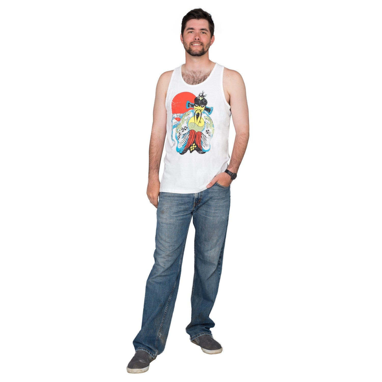 Big Trouble Little China Fu Manchu Tank Top