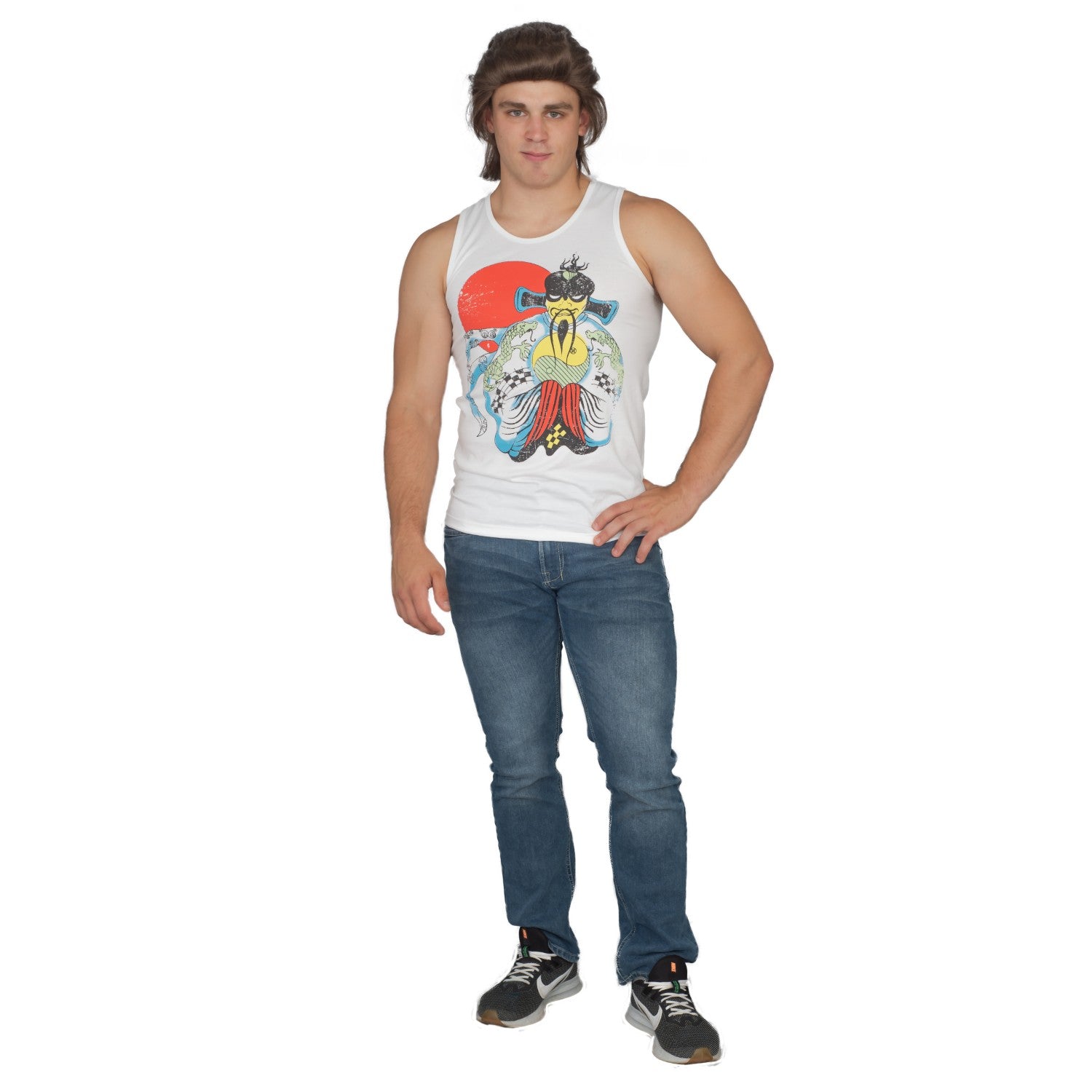 Big Trouble Little China Fu Manchu Tank Top