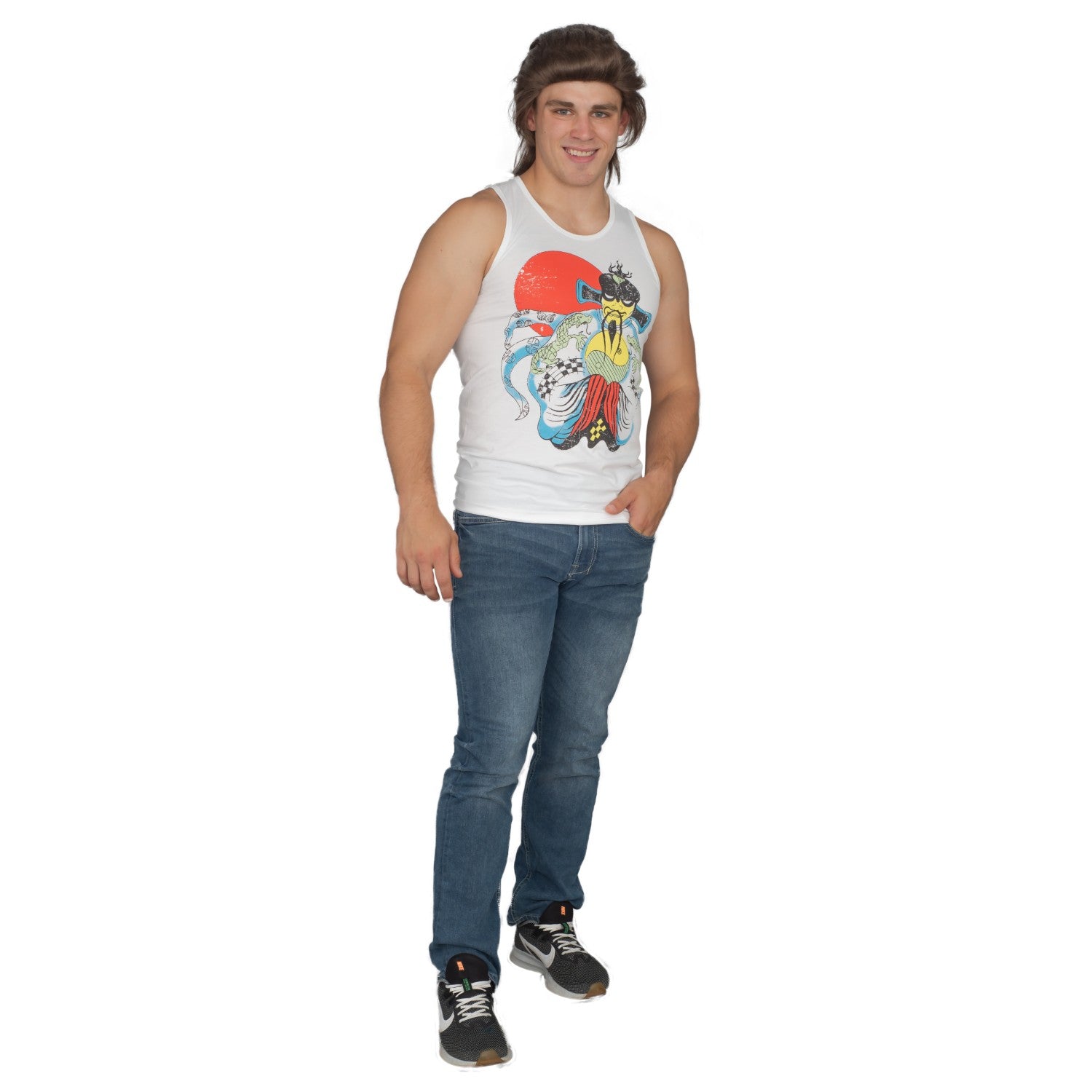 Big Trouble Little China Fu Manchu Tank Top