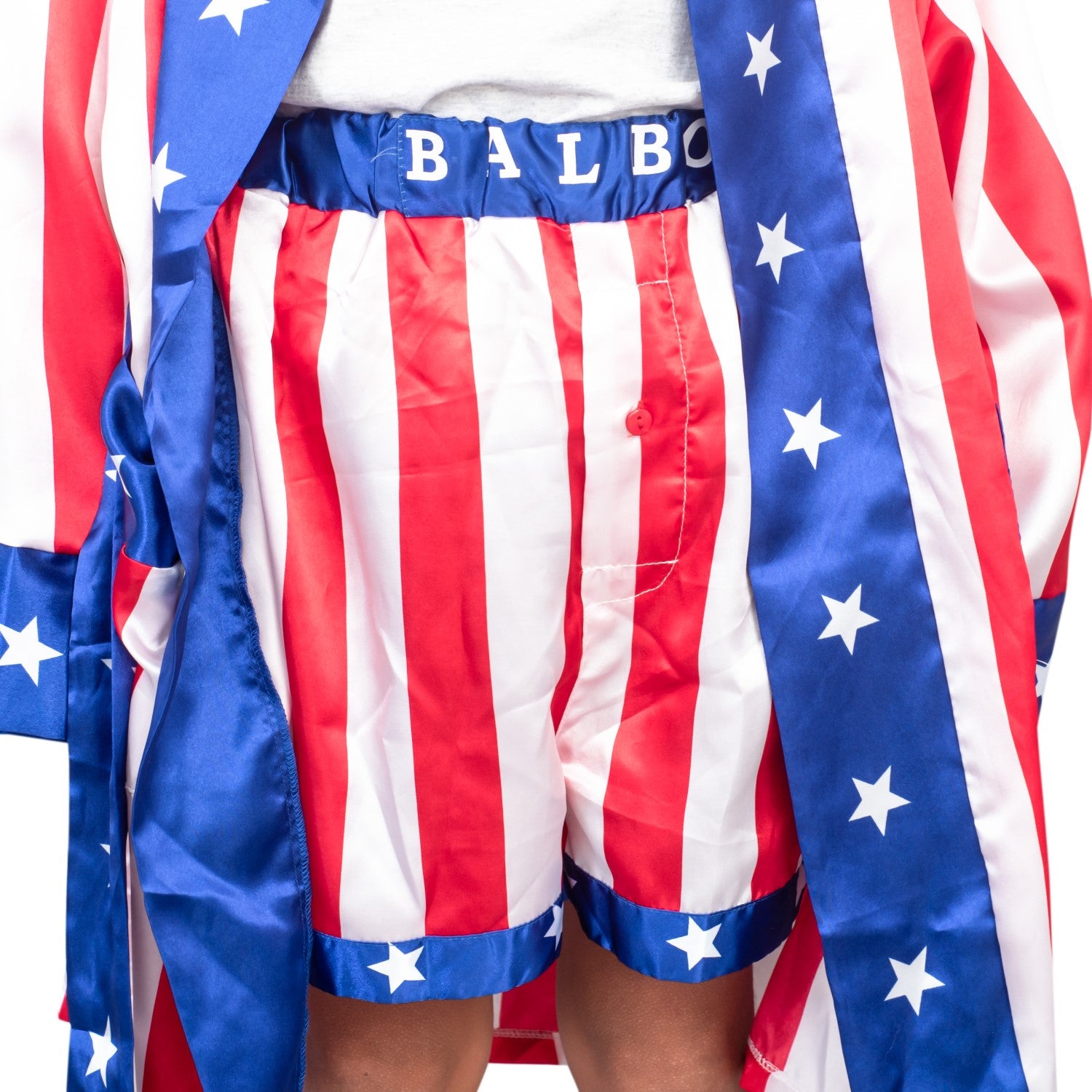 Boxing Movie Hero Halloween Costume Cosplay Robe/Shorts Set