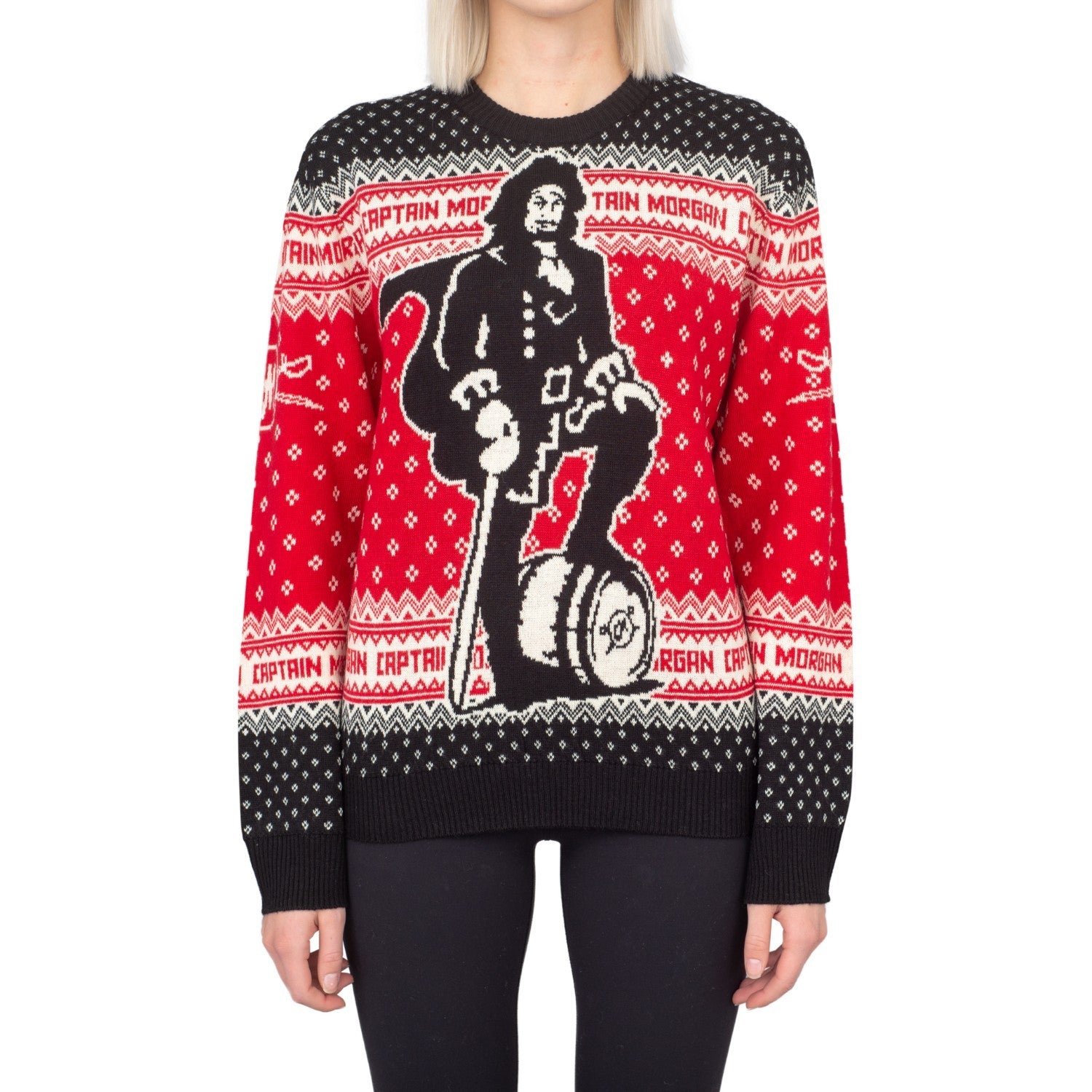 Captain Morgan The Standing Captain Ugly Christmas Sweater