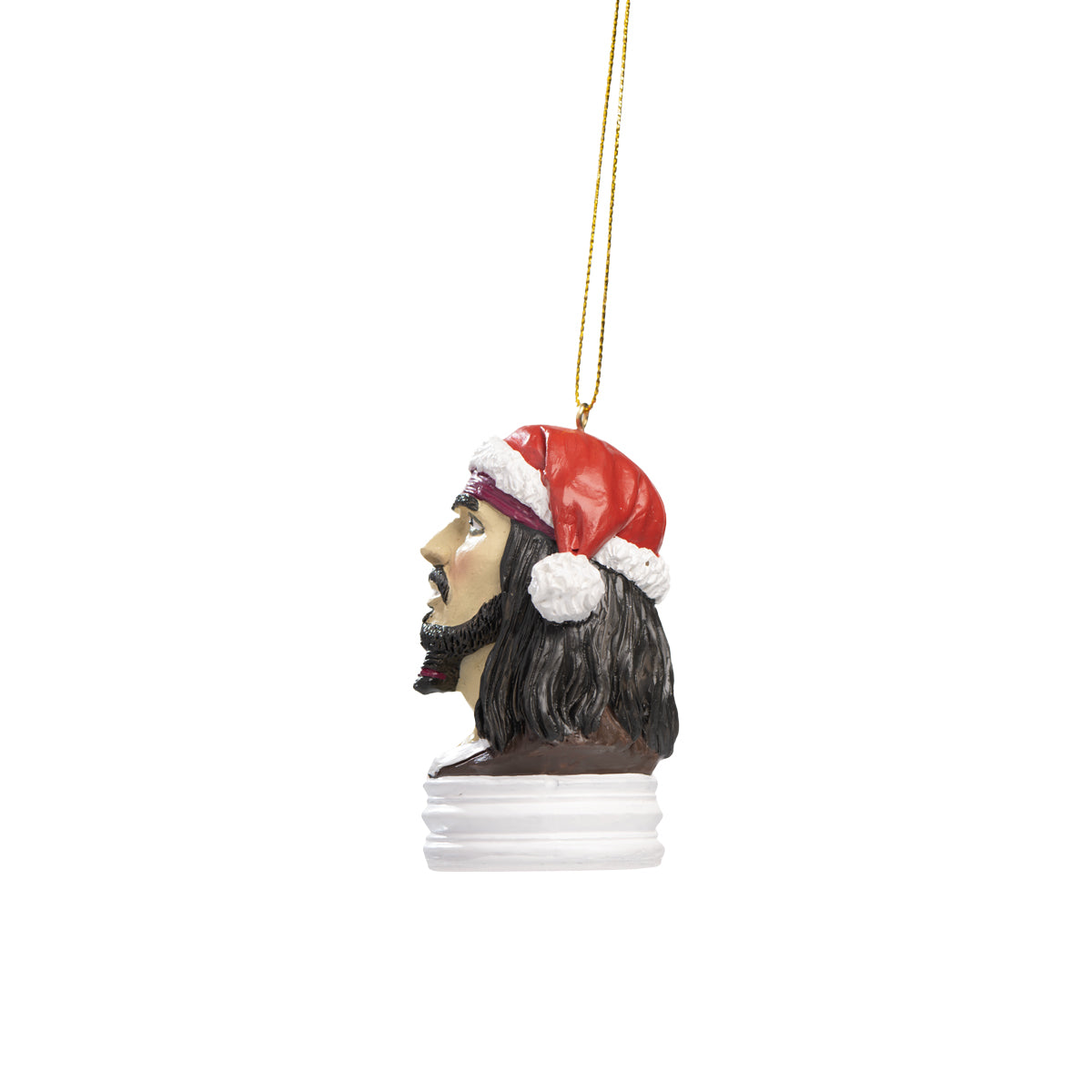Caribean Pirate Christmas Ornament Side View