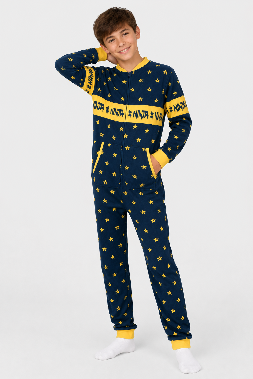 Youth Fortnite Ninja Christmas Pattern Jumpsuit