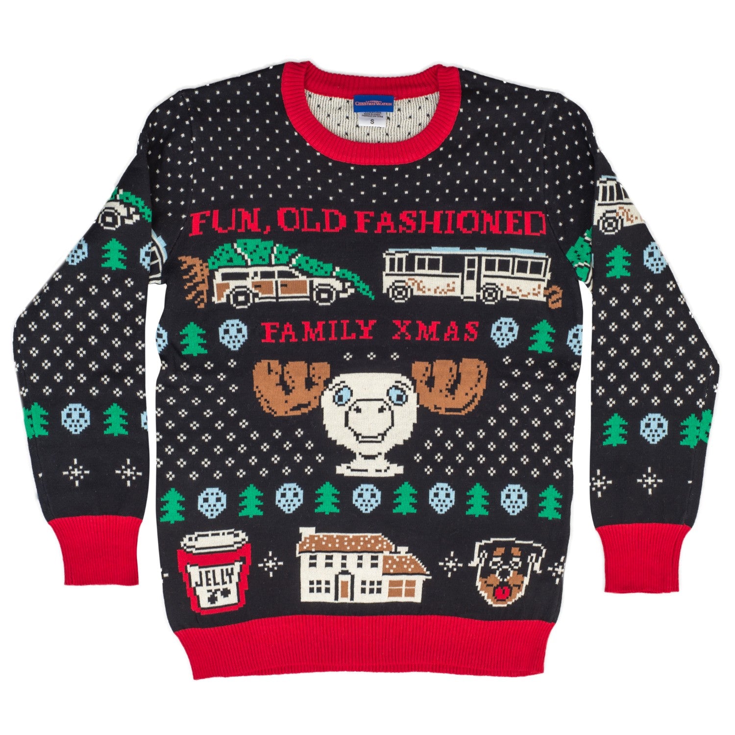 Christmas Vacation Old Fashioned Xmas Ugly Sweater