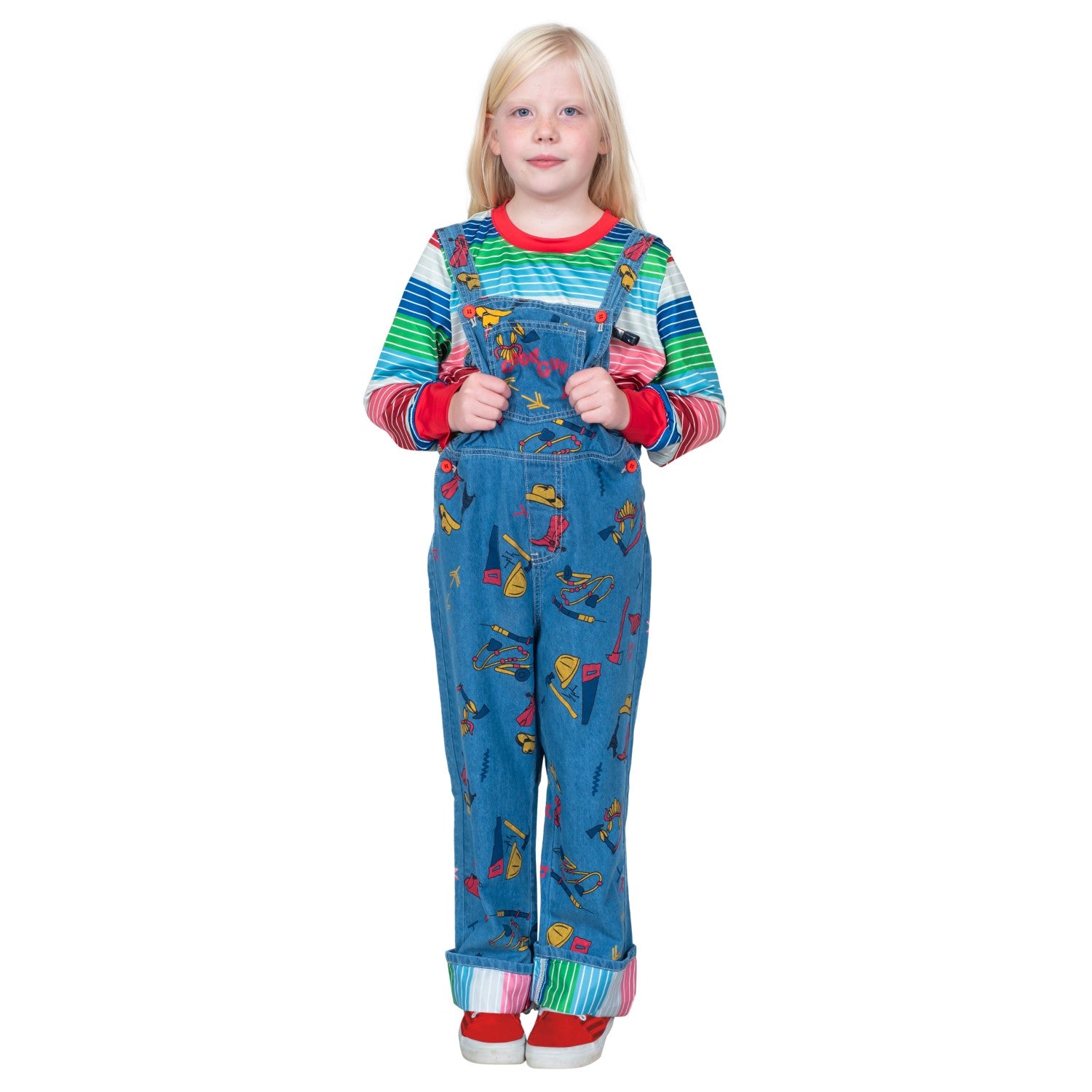 Chuckie Costume Good Guys Doll Child Halloween Cosplay