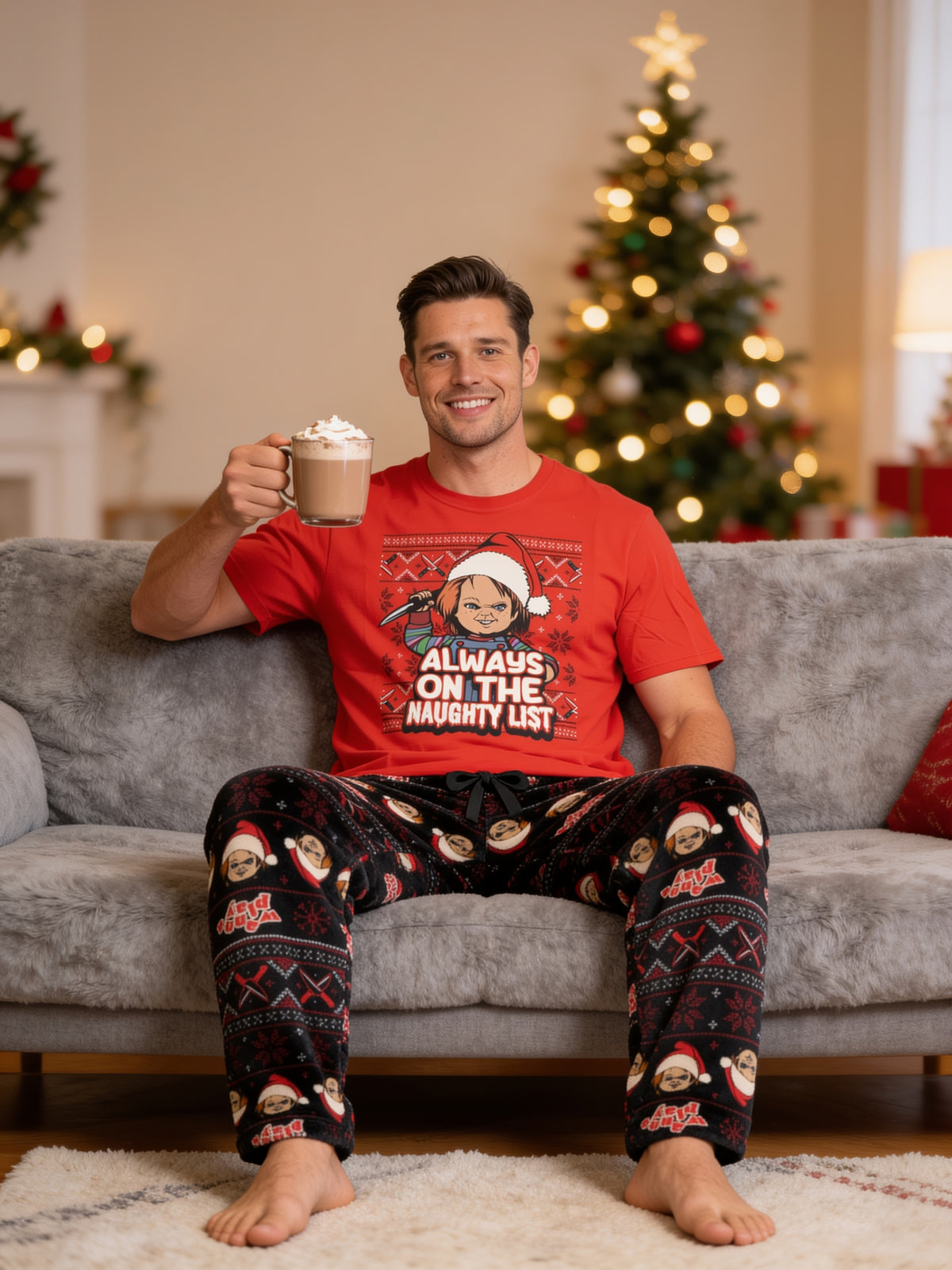 Chucky Naughty List PJ Set
