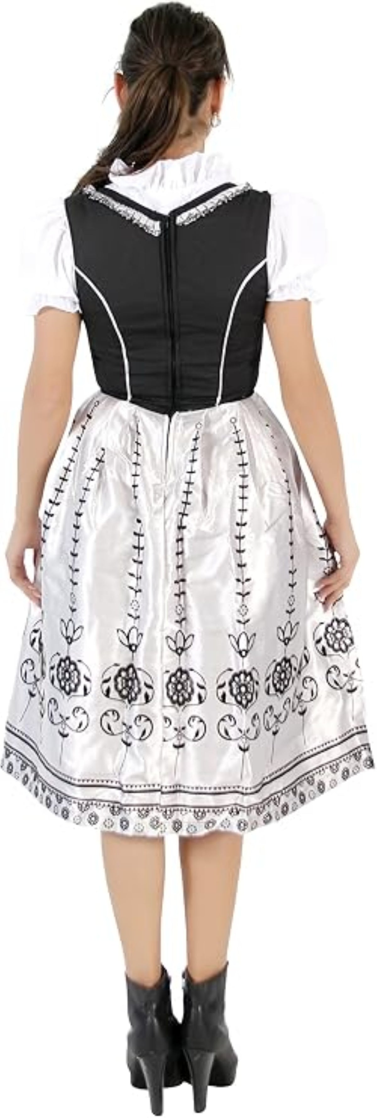 Women's Oktoberfest Drindl Bavarian German Beer Maiden Halloween Cosplay Costume